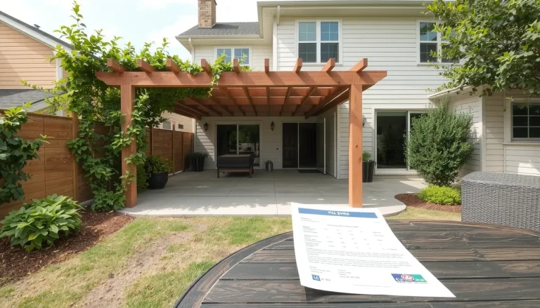 Autorisation d&rsquo;urbanisme pour pergola : les règles selon la surface et le type