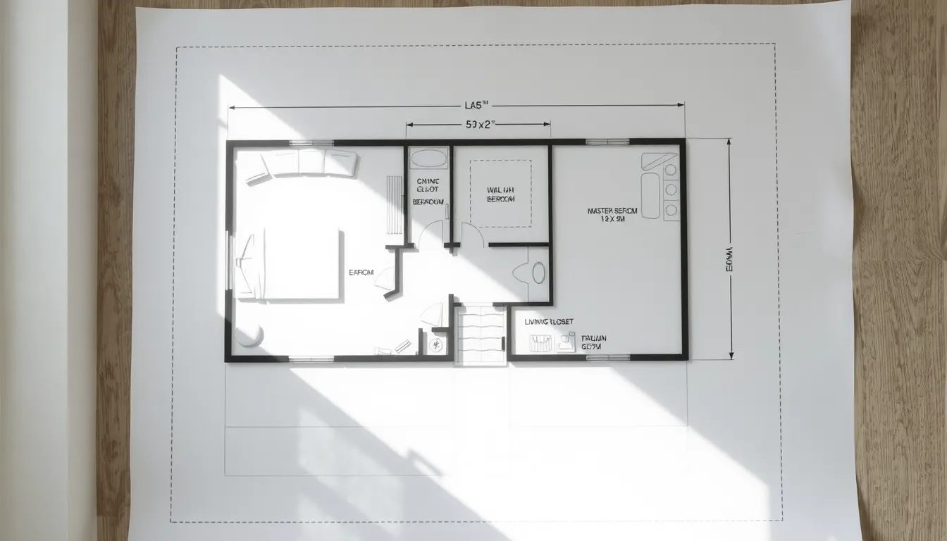 plan maison suite parentale séparée