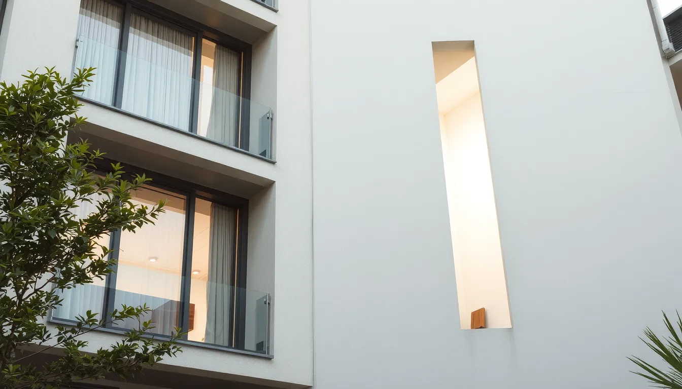 puit de lumiere en facade