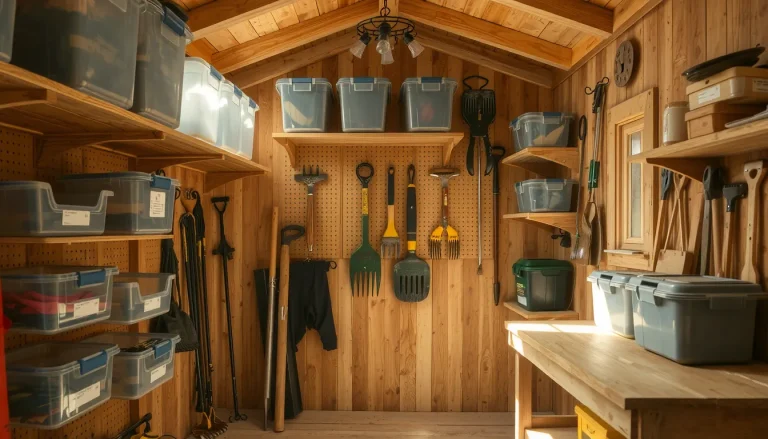 Rangement abri de jardin : le guide complet pour optimiser chaque m²