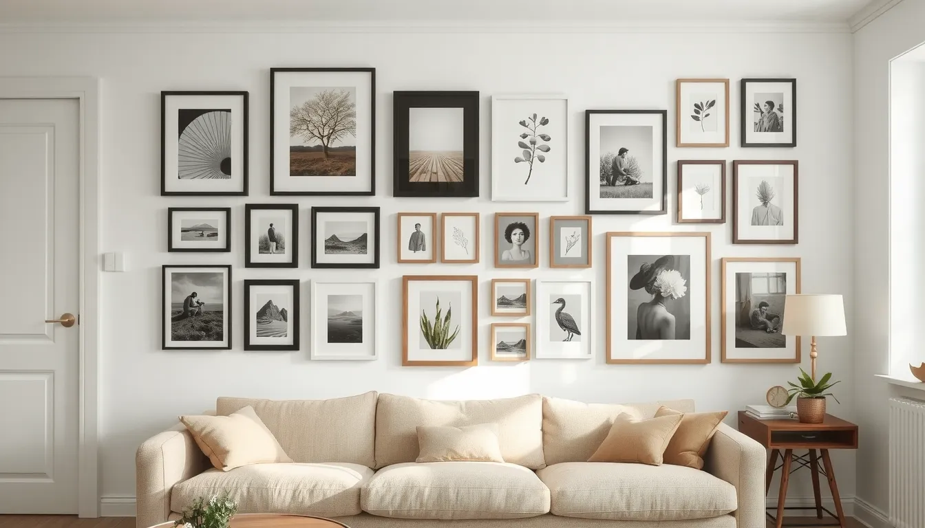 cadre sur un mur