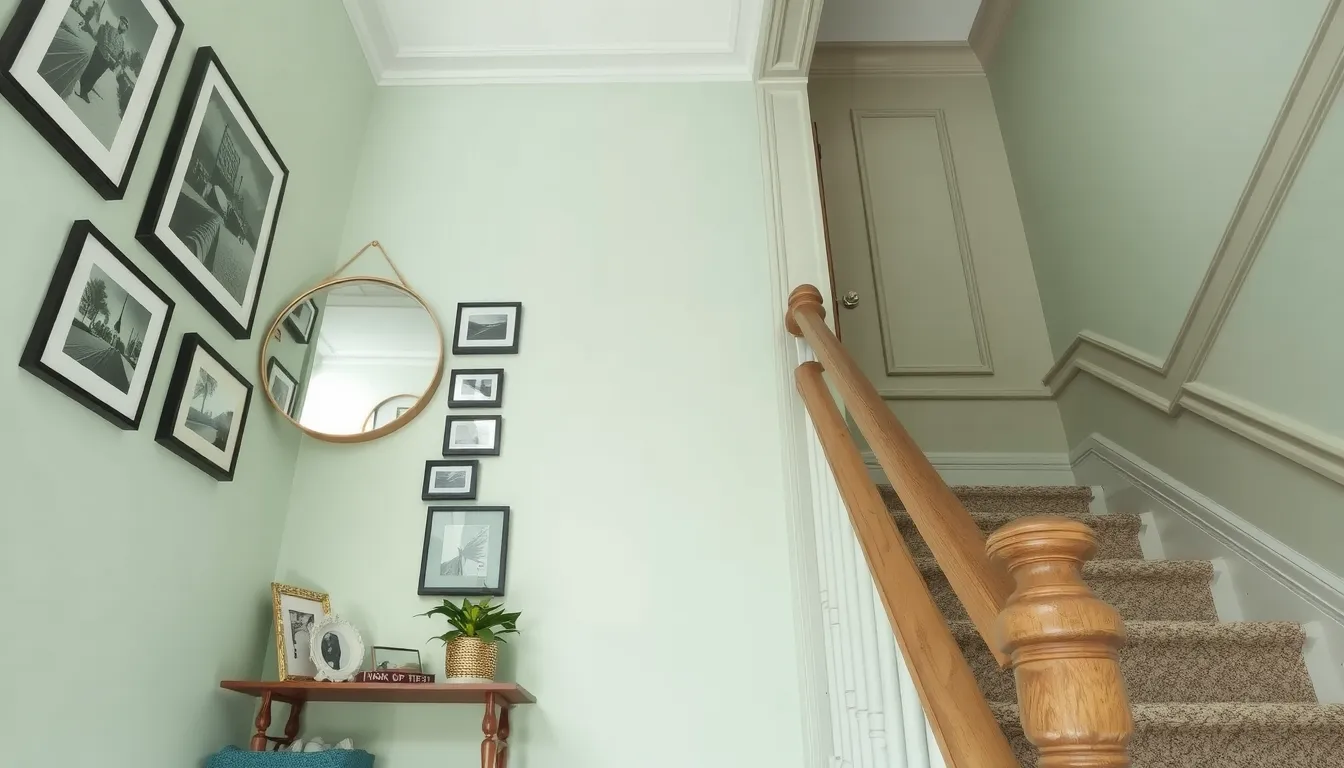 idee deco mur cage escalier
