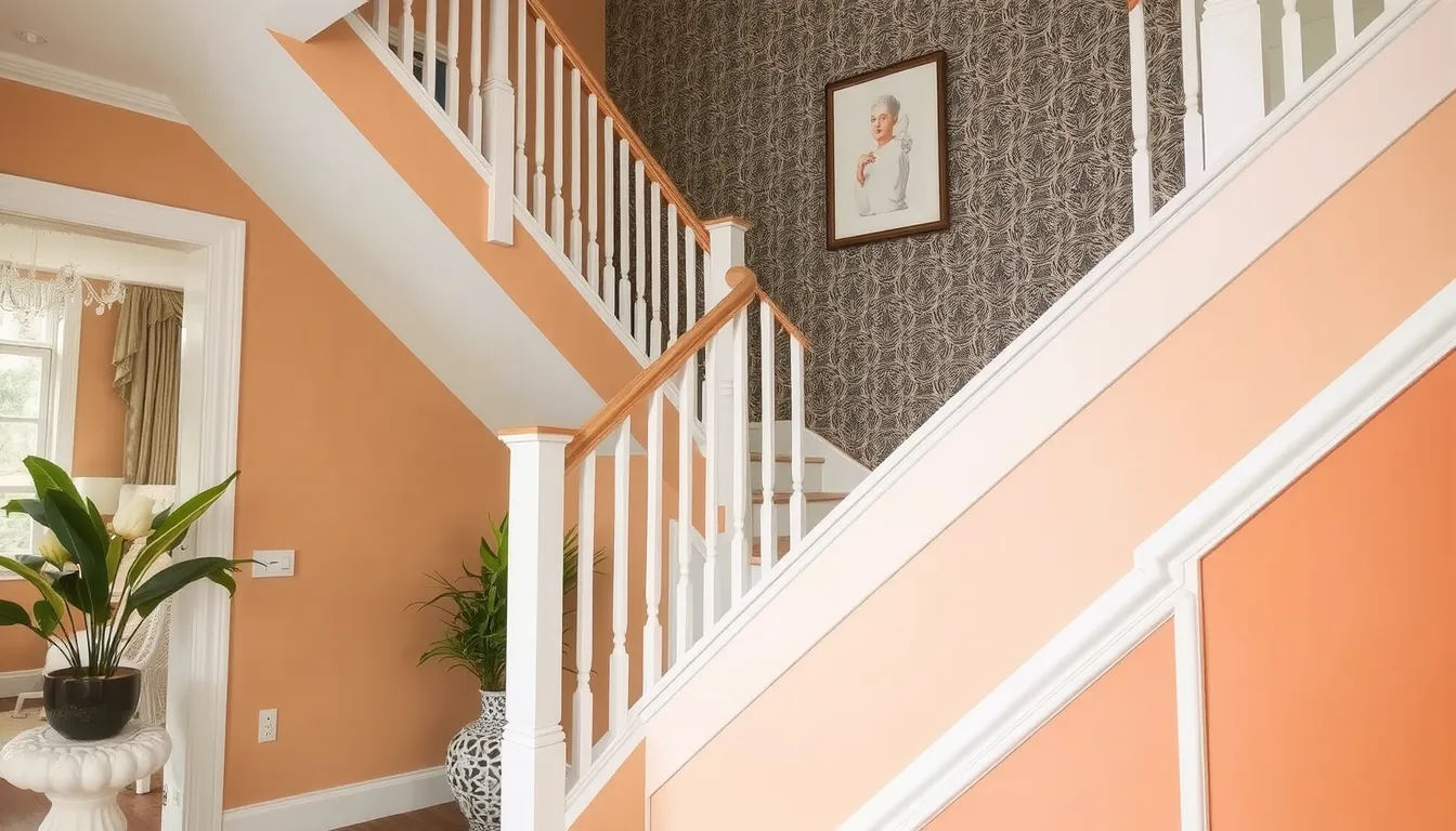 idée déco escalier mur