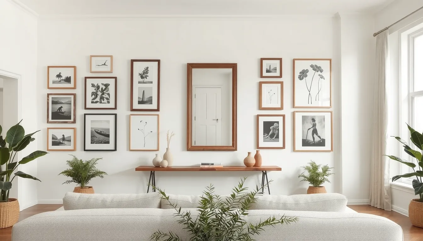 comment décorer un grand mur de salon