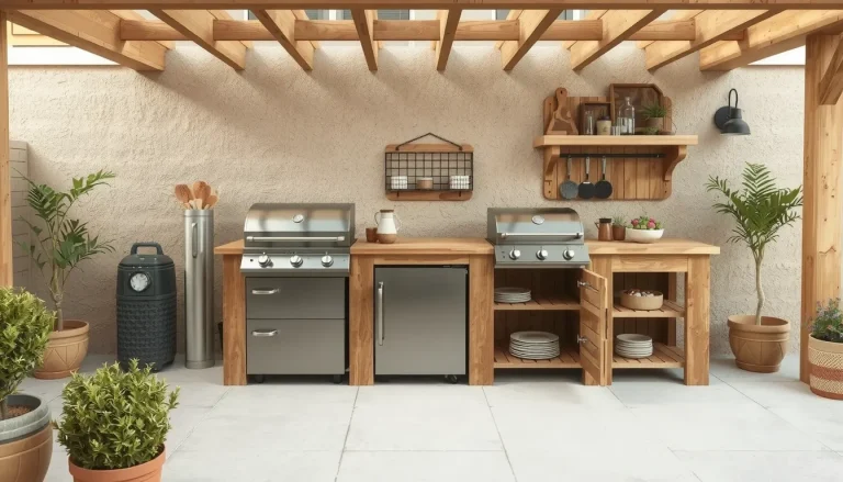 Aménager une cuisine extérieure : 15 idées, équipements et conseils d’implantation