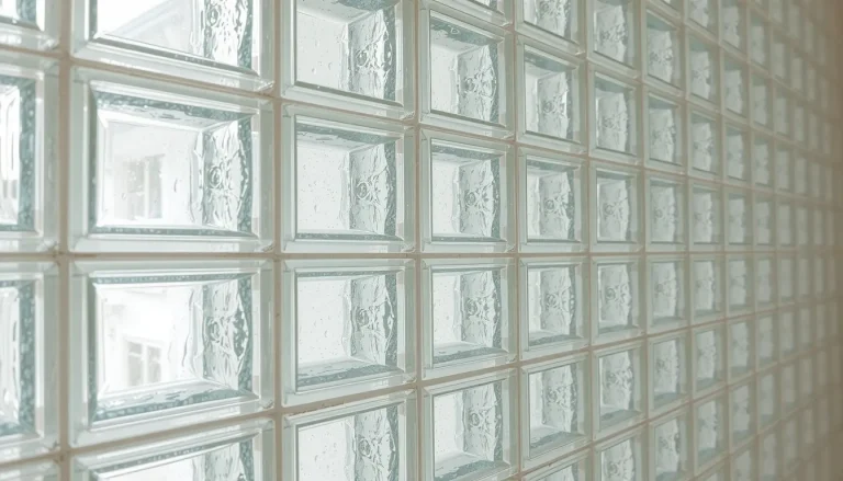 Mur en pavé de verre : avantages, types, pose, fixation et budget