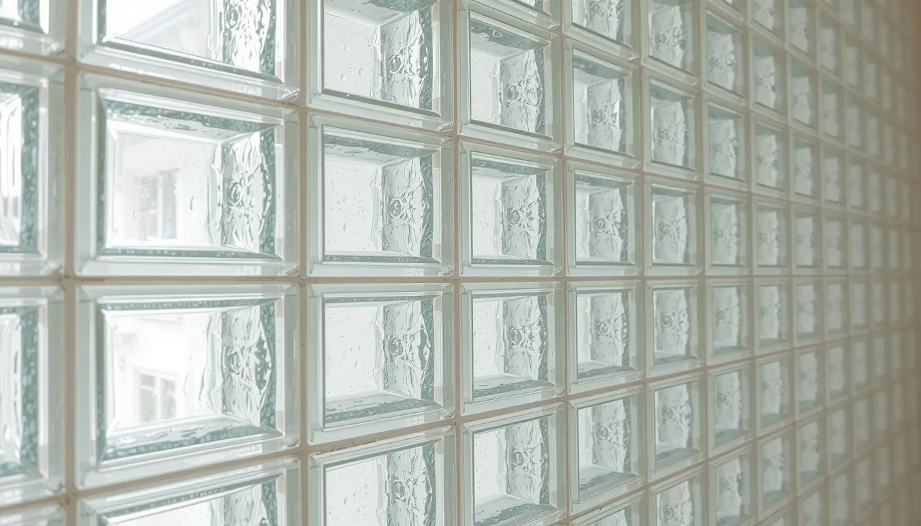 mur en pavé de verre