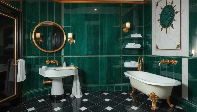 Art déco salle de bain : codes, couleurs et idées pour une ambiance années 1930