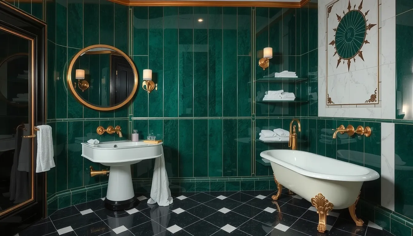 art deco salle de bain