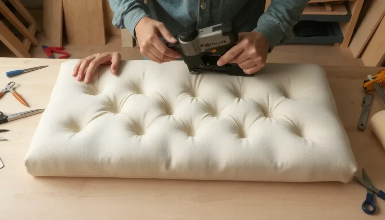 Fabriquer tête de lit capitonnée : tutoriel complet pas à pas